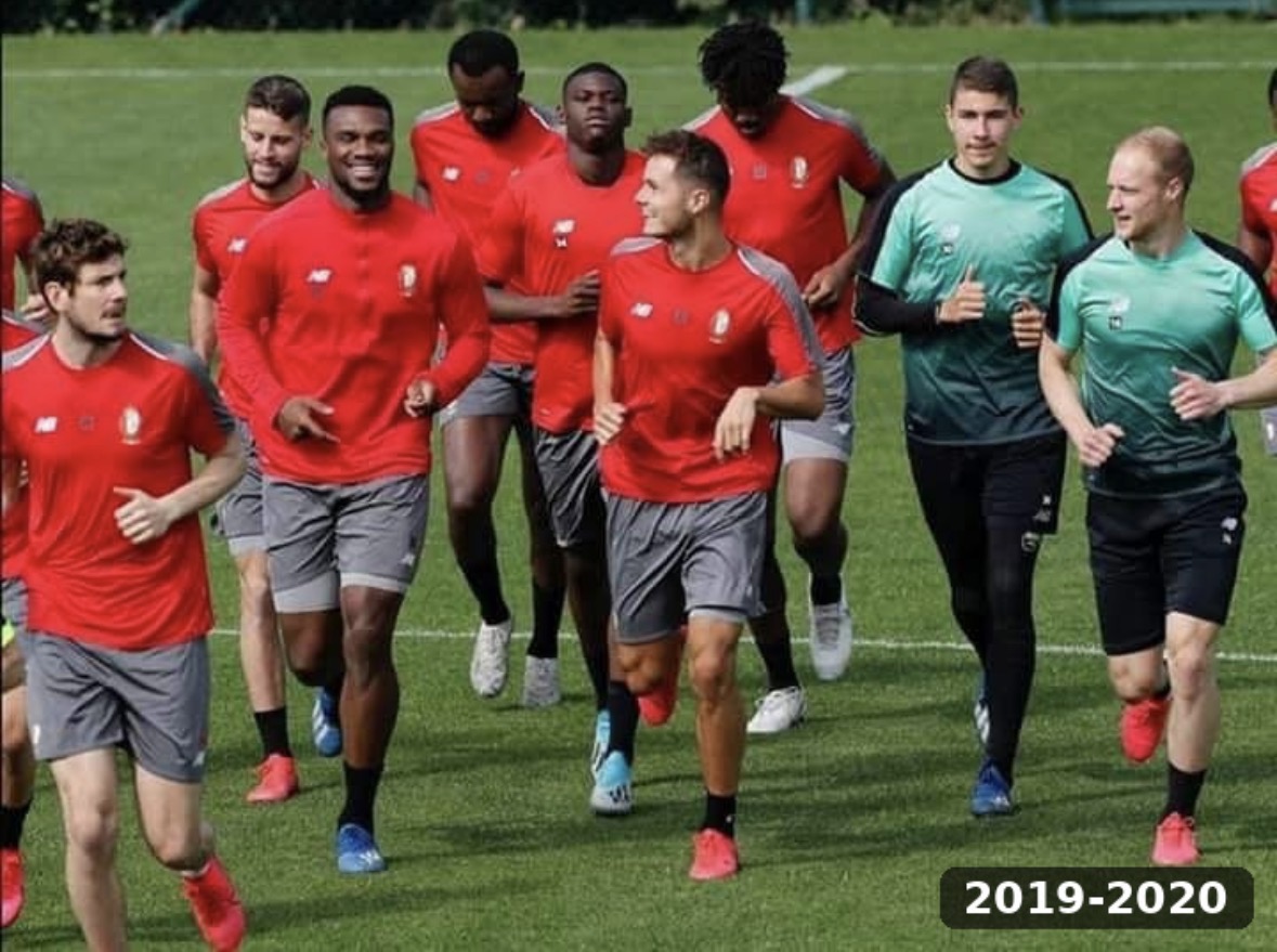 Entraînement quotidien avec l’équipe première — Matteo Godfroid